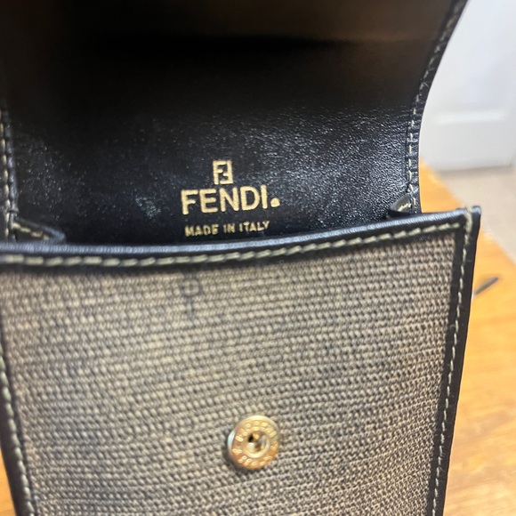 FENDI Y2K Vintage glam Smokey Tinted Wrap around made In ITALY w/ case - Picture 3 of 13